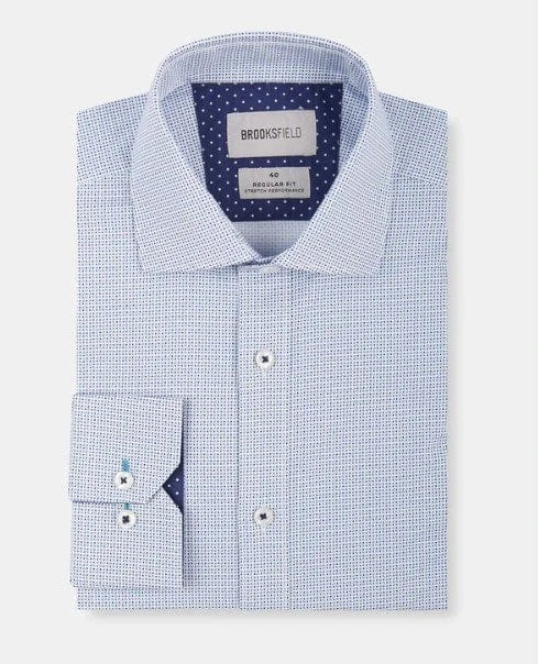 Brooksfield Big Mens Stretch Shirt 3 Brooksfield Big Mens Stretch Shirt - Image 3
