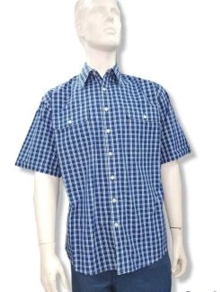 Bisley Mens Royal Check Shirt