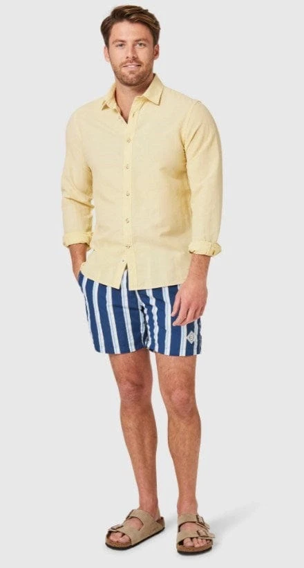 Blazer Mens Harry Multi Stripe Swim Shorts 1 Blazer Mens Harry Multi Stripe Swim Shorts