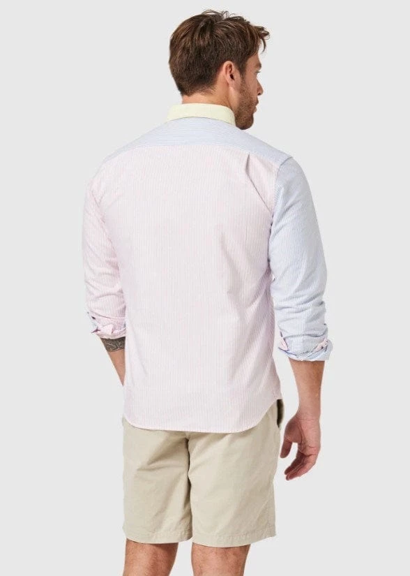 Mens Blazer Ray Long Sleeve Oxford Panel Shirt 2 Mens Blazer Ray Long Sleeve Oxford Panel Shirt - Image 2