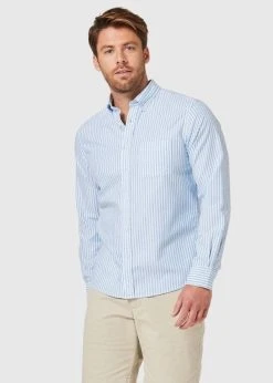 Blazer Mens Judd Long Sleeve Stripe Oxford Shirt