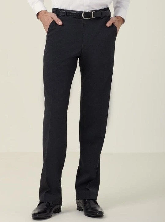 NNT Mens Stech Wool Blend Flat Front Pant 1 NNT Mens Stech Wool Blend Flat Front Pant
