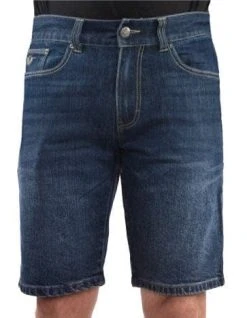 Bullzye Mens Lever Denim Short