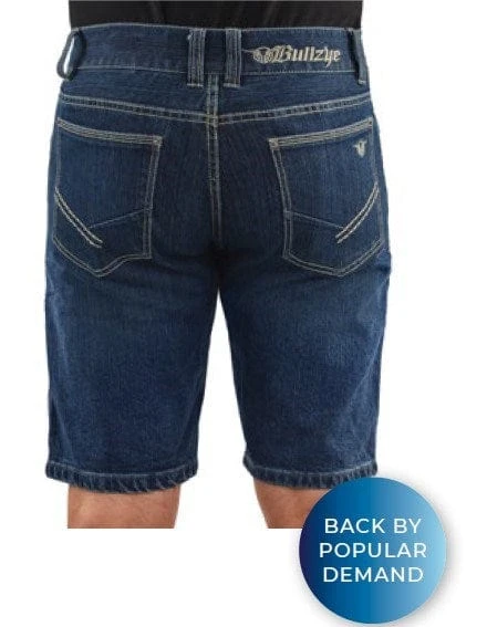Bullzye Mens Lever Denim Short 2 Bullzye Mens Lever Denim Short - Image 2