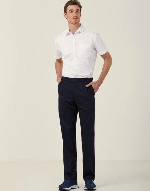 NNT Mens Poly Viscose Gaberdine Secret Waist Pant - Image 3