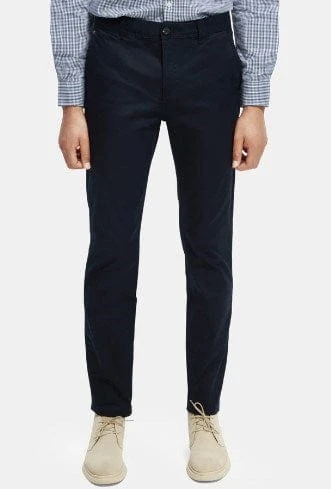 Scotch & Soda Mens Stuart Regular Slim Fit Chinos - Image 2