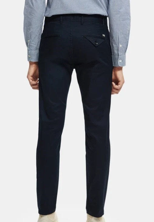 Scotch & Soda Mens Stuart Regular Slim Fit Chinos - Image 3