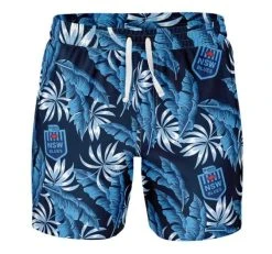 Ashtabula Mens NSW Blues Paradise Volley Swim Shorts