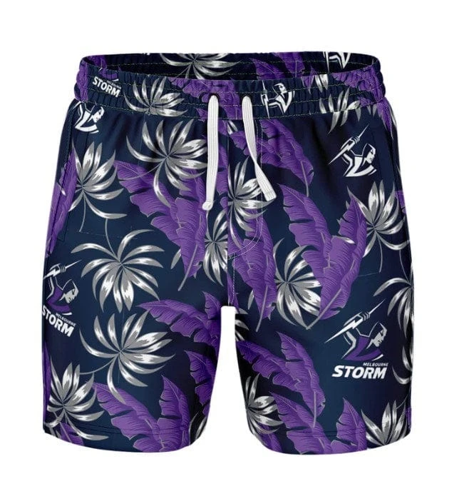 Ashtabula Mens NRL Storm Paradise Volley Swim Short