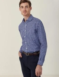 NNT Mens Dobby Check 100% Cotton Long Sleeve Shirt -RM Williams Store Screenshot 202022 12 05 20105431
