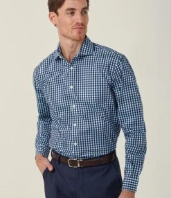 NNT Mens Dobby Check 100% Cotton Long Sleeve Shirt -RM Williams Store Screenshot 202022 12 05 20105729
