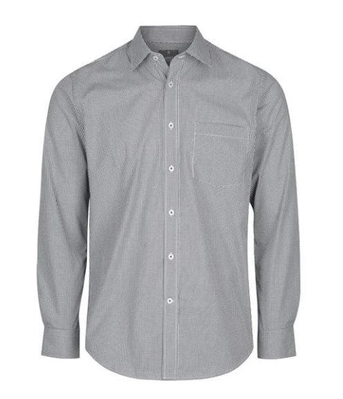 Gloweave Mens Gingham Long Sleeve Shirt - Image 6