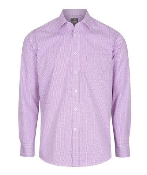 Gloweave Mens Gingham Long Sleeve Shirt - Image 7