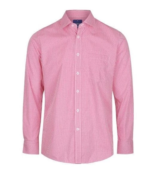 Gloweave Mens Gingham Long Sleeve Shirt - Image 8