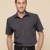 Gloweave Mens Nicholson Premium Poplin Short Sleeve Shirt
