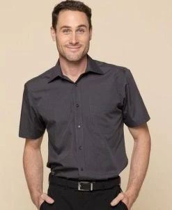 Gloweave Mens Nicholson Premium Poplin Short Sleeve Shirt