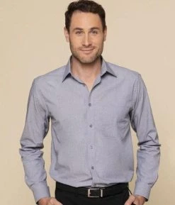 Gloweave Mens Smith End On End Long Sleeve Shirt