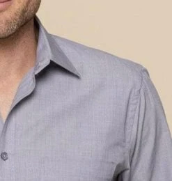 Alternative view of Gloweave Mens Smith End On End Long Sleeve Shirt