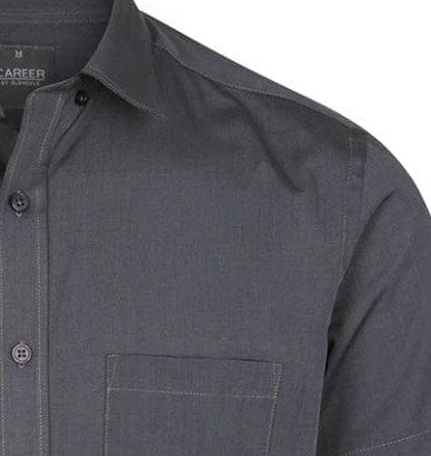 Gloweave Mens Smith End On End Short Sleeve Shirt 3 Gloweave Mens Smith End On End Short Sleeve Shirt - Image 3