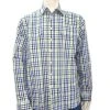 Bisley Mens Winterweight Medium Check Royal Shirt