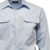 Bisley Mens Big Check Light Blue Shirt