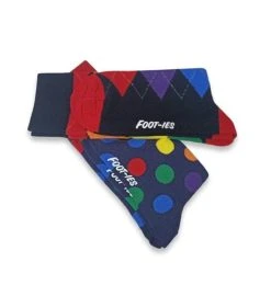 Fooot-Ies Mens Pride 2 Pack Multi