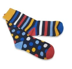 Fooot-Ies Mens Dots & Stripe 2 Pack