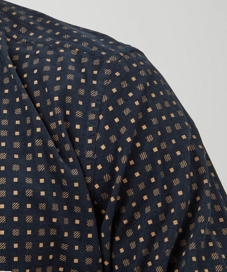 Ben Sherman Mens Geo Printed Cord Shirt 3 Ben Sherman Mens Geo Printed Cord Shirt - Image 3
