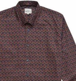 Ben Sherman Mens Paisley Print Shirt -RM Williams Store Screenshot 202023 02 09 20133400