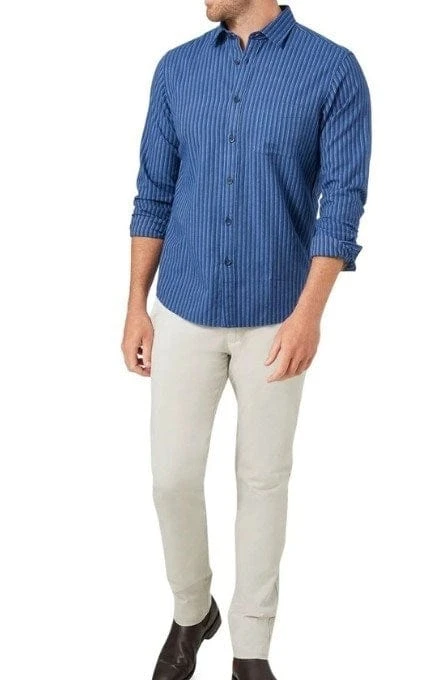 Blazer Mens Archer Long Sleeve Stripe Shirt 2 Blazer Mens Archer Long Sleeve Stripe Shirt - Image 2