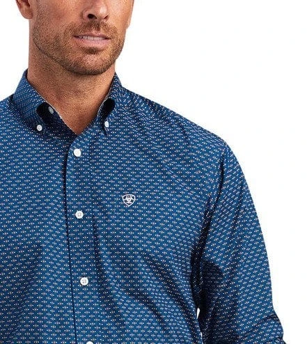 Ariat Mens Wrinkle Free Casual Sterling Long Sleeve Shirt - Image 2