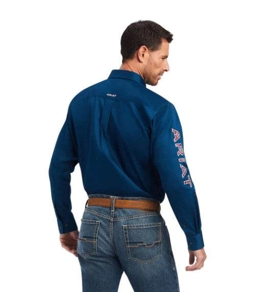 Ariat Mens Team Logo Button Down Shirt - Image 2