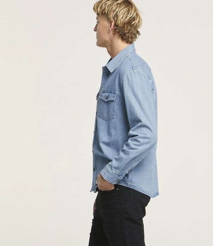 Wrangler Roadside Denim Shirt - Image 2