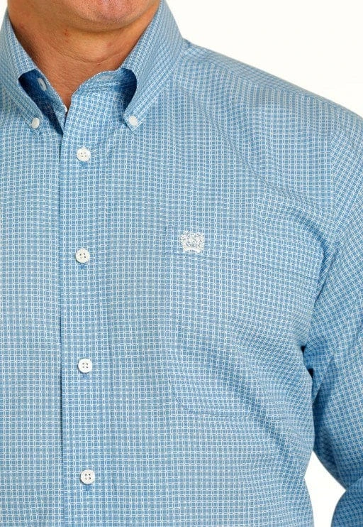 Cinch Mens Geometric Print Button 2 Cinch Mens Geometric Print Button - Image 2