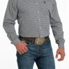 Cinch Mens Geometric Print Button Down Western Shirt