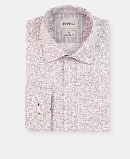 Brooksfield Mens Stretch Performance Shirt 1 Brooksfield Mens Stretch Performance Shirt
