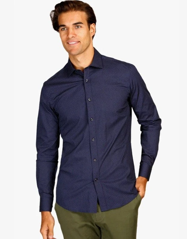 Brooksfield Mens Stretch Performance Shirt 2 Brooksfield Mens Stretch Performance Shirt - Image 2