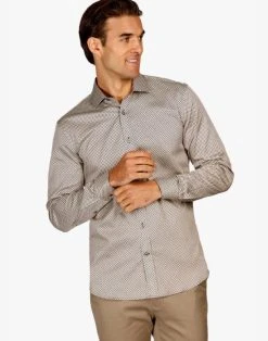 Alternative view of Brooksfield Mens Premium Print Shirt