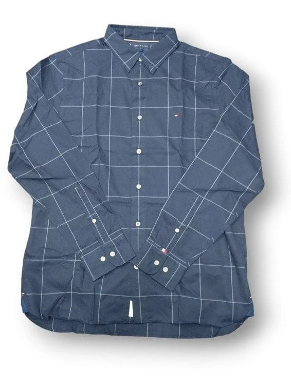 Tommy Hilfiger Mens Windowpane Shirt - Image 2