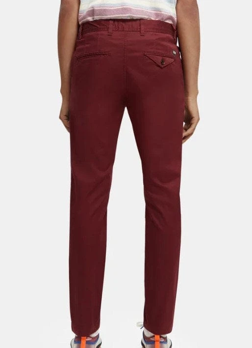 Scotch & Soda Mens Mott Super-Slim Organic Cotton Twill Chino - Image 3