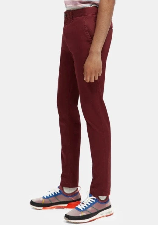 Scotch & Soda Mens Mott Super-Slim Organic Cotton Twill Chino - Image 2