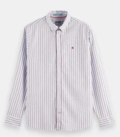 Scotch & Soda Mens Essentials Stried Organic Cotton