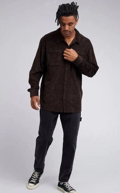Silent Theory Mens Cord Overshirt - Image 3