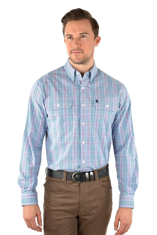 Thomas Cook Mens Gladstone Check Double Pocket Shirt 1 Thomas Cook Mens Gladstone Check Double Pocket Shirt