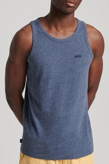 Superdry Mens Vintage Logo Embroidery Vest - Image 4