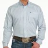 Cinch Mens Stripe Tencel Button-Down Western Shirt