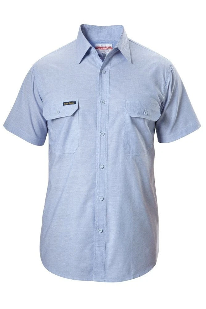 Hard Yakka Short Sleeve Chambray Shirt 1 Hard Yakka Short Sleeve Chambray Shirt