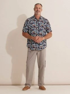 Breakaway Mens Rush Bamboo Shirt -RM Williams Store ba62082 aquifer 1251 1