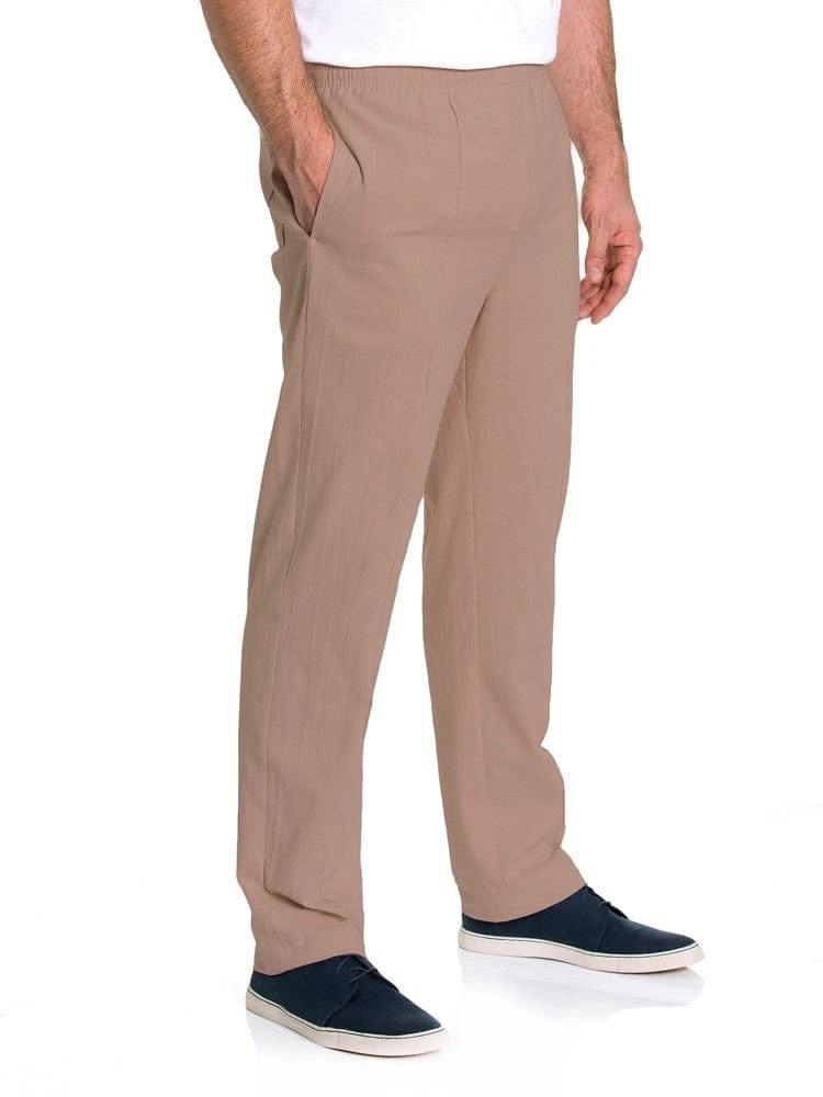 Breakaway Mens Cotton Crinkle Pant - Larger Sizes 3 Breakaway Mens Cotton Crinkle Pant - Larger Sizes - Image 3