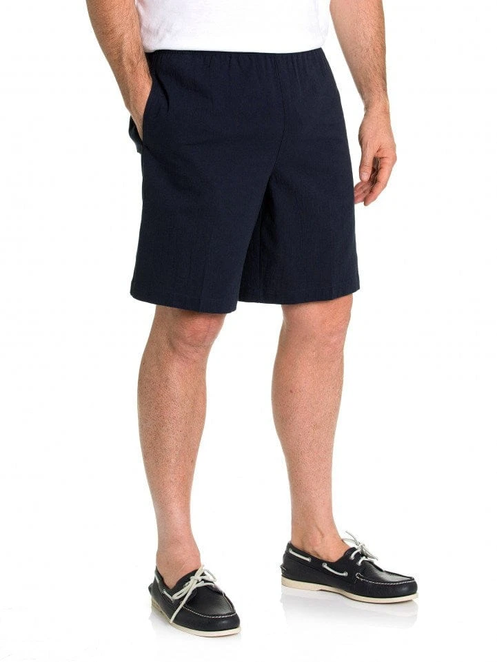 Breakaway Mens Cotton Crinkle Shorts - Larger Sizes - Image 3